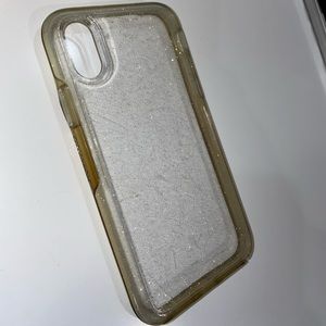 Otter box clear/sparkly iPhone X case